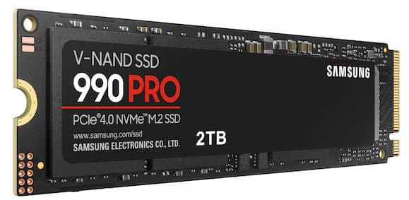SAMSUNG 2TB SSD 990 PRO M.2, PCIe® 4.0 NVMe™