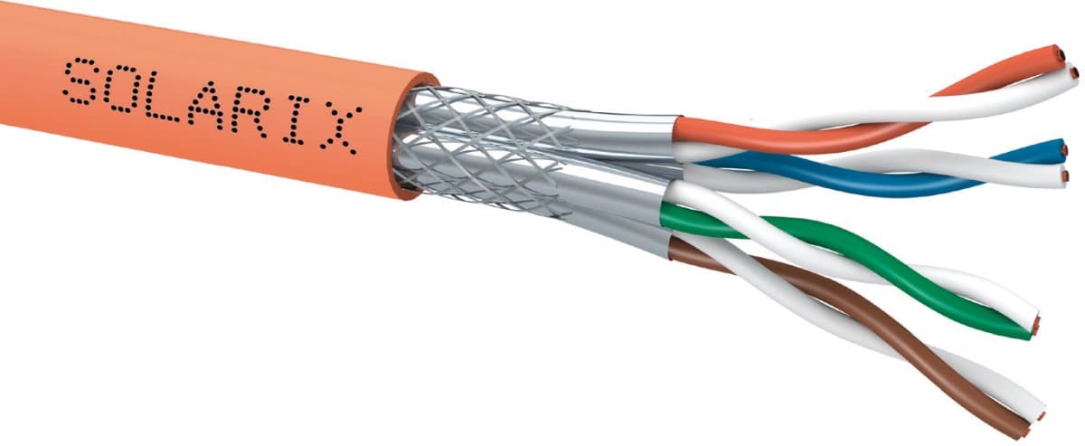 Solarix instalační kabel CAT7 SSTP LSOH 500m cívka