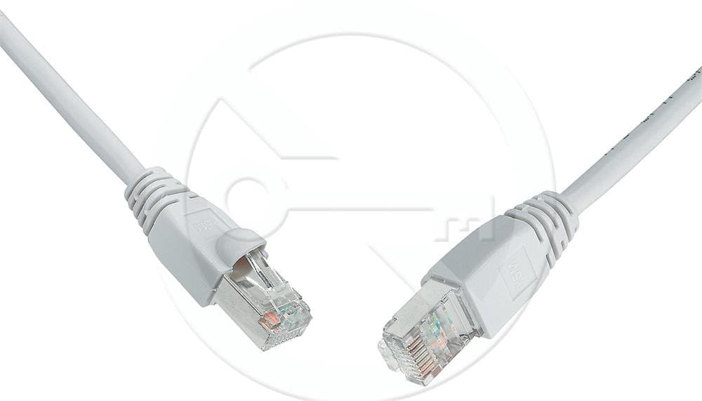 Solarix patch kabel CAT6 SFTP PVC 15m šedý snag-proof