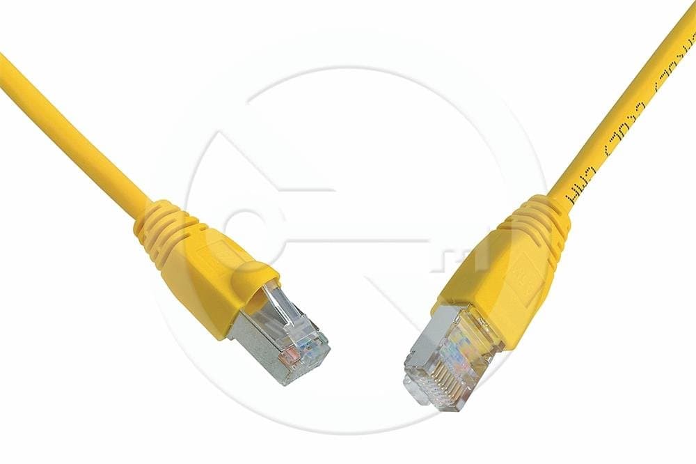 Solarix patch kabel CAT6 SFTP PVC 7m žlutý snag-proof