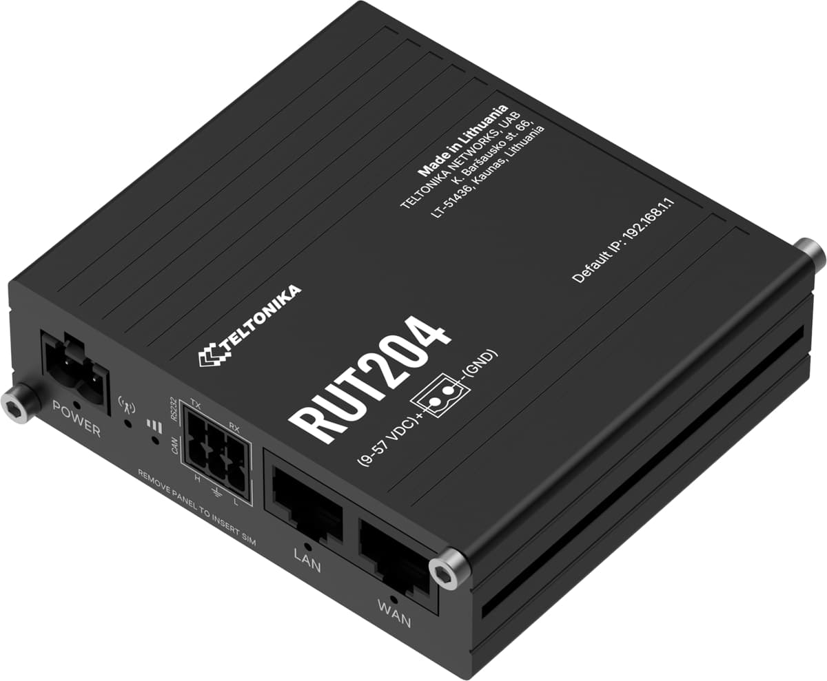 Teltonika RUT204, Průmyslový 4G Wi-Fi 4 router