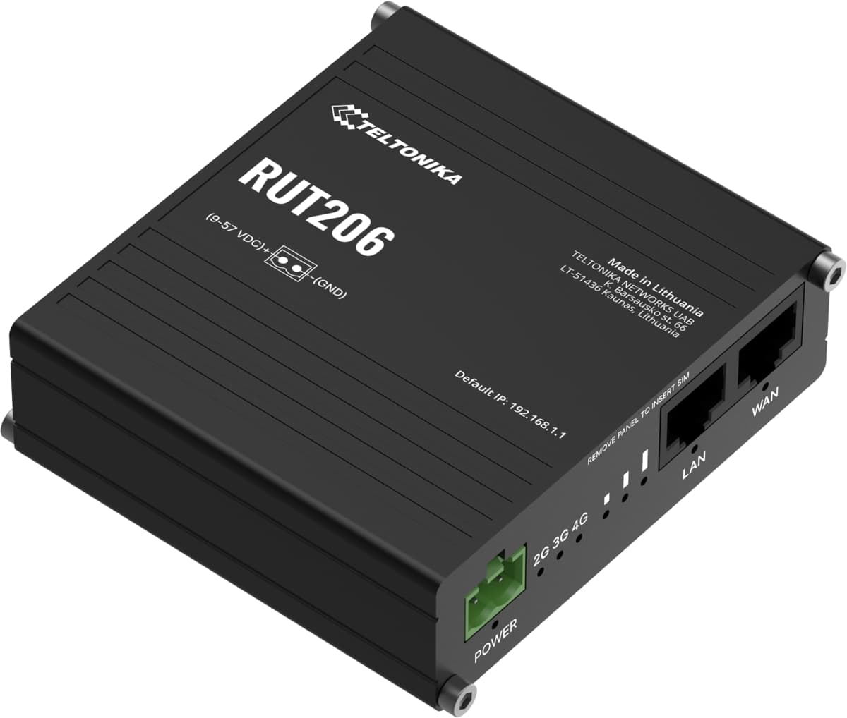 Teltonika RUT206, Průmyslový 4G Wi-Fi 4 router