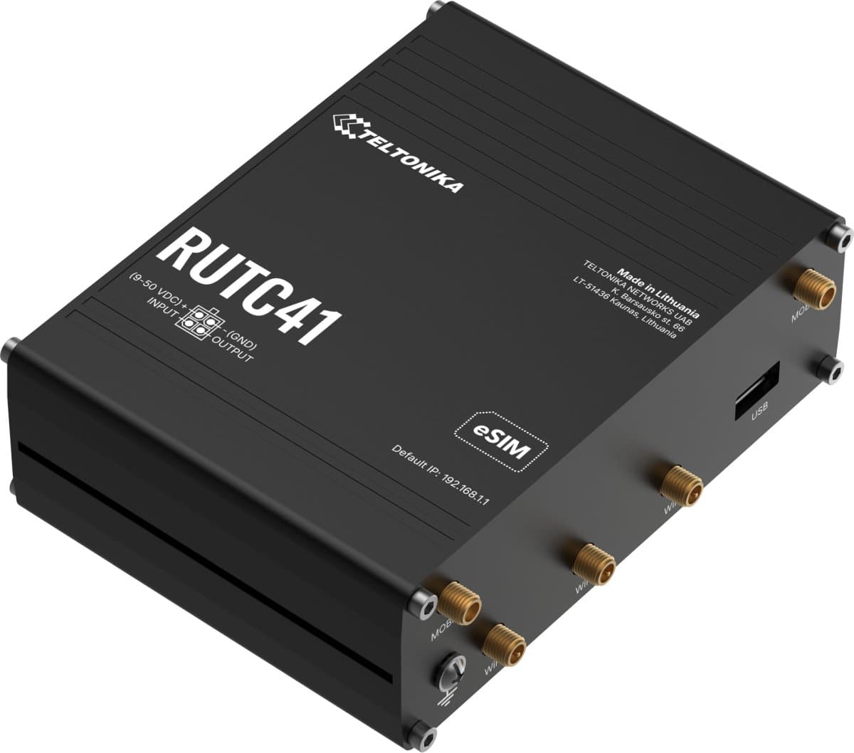 Teltonika RUTC41 Průmyslový 4G Edge Router