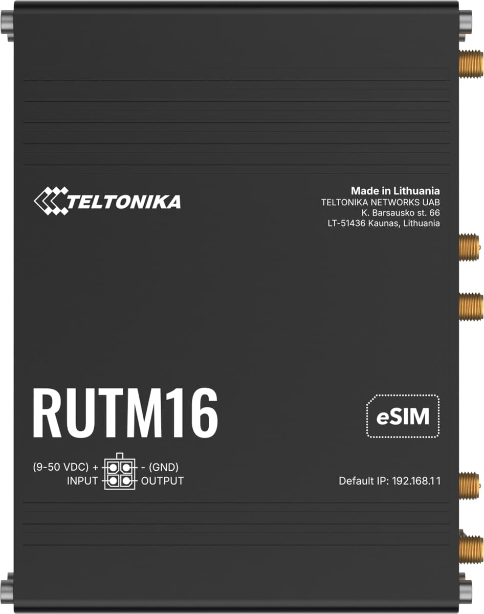 Teltonika RUTM16, Průmyslový 4G Wi-Fi 5 router