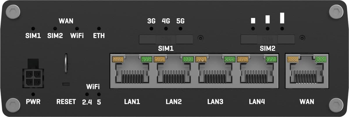 Teltonika RUTX50, Průmyslový 5G Wi-Fi 5 router eSIM