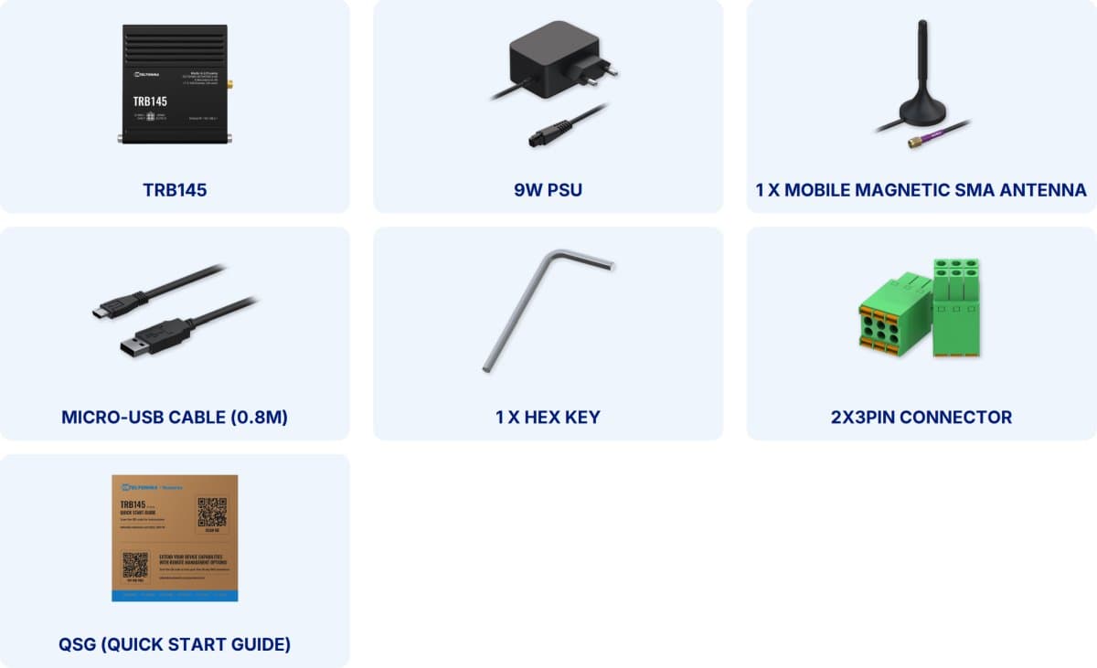 Teltonika TRB145 LTE RS485 Gateway