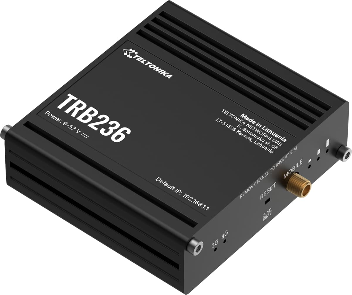 Teltonika TRB236, Průmyslová 4G IoT gateway