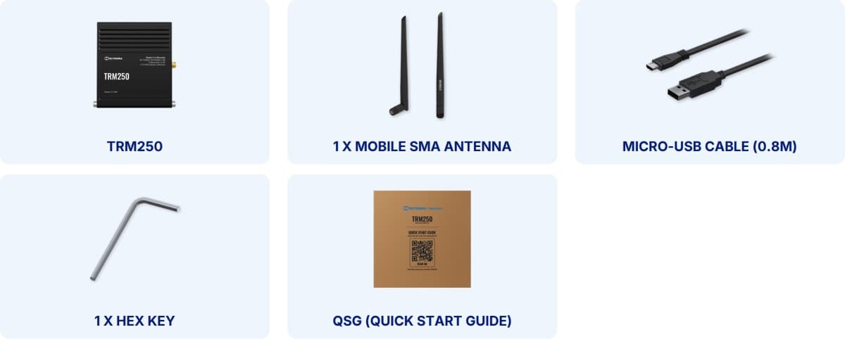 Teltonika TRM250 Průmyslový Mobilní Modem