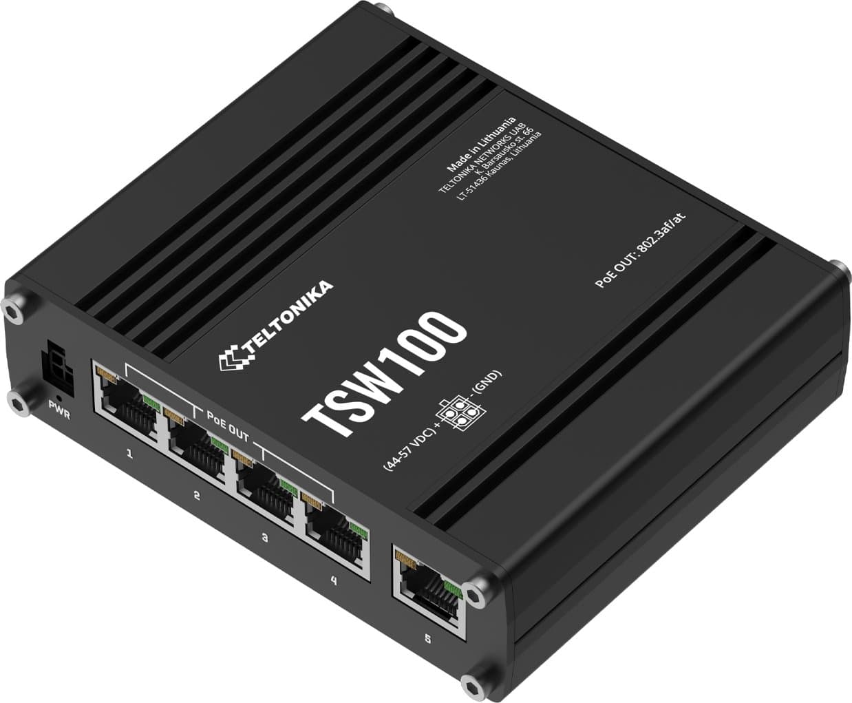 Teltonika TSW100 Průmyslový Nemanagovatelný Switch
