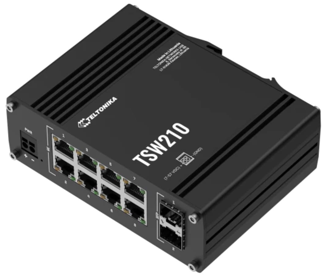 Teltonika TSW210 Průmyslový Switch bez Managementu