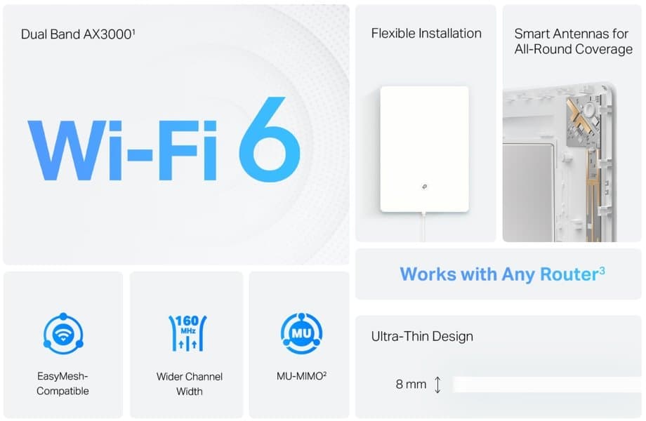 TP-Link Archer Air E5 Dual Band Wi-Fi 6 Range Extender