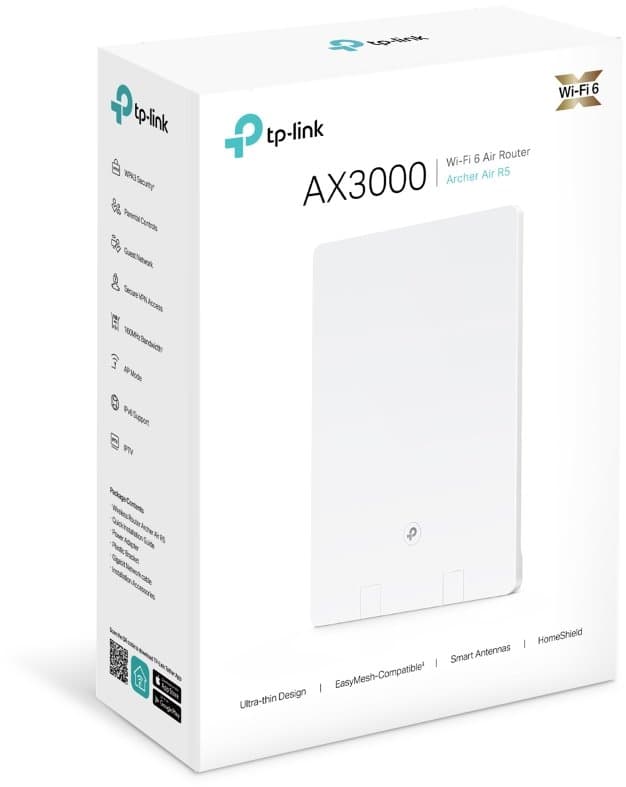 TP-Link Archer Air R5 Dual Band Wi-Fi 6 Router