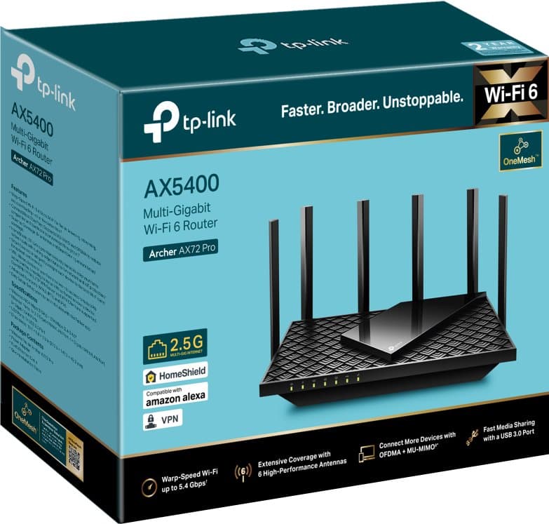 TP-Link Archer AX72 Pro Wi-Fi 6 Router