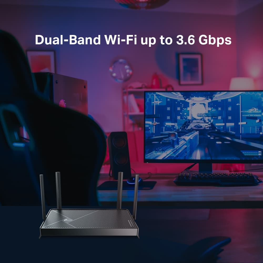 TP-Link Archer BE3600 - dual band WiFi 7 router
