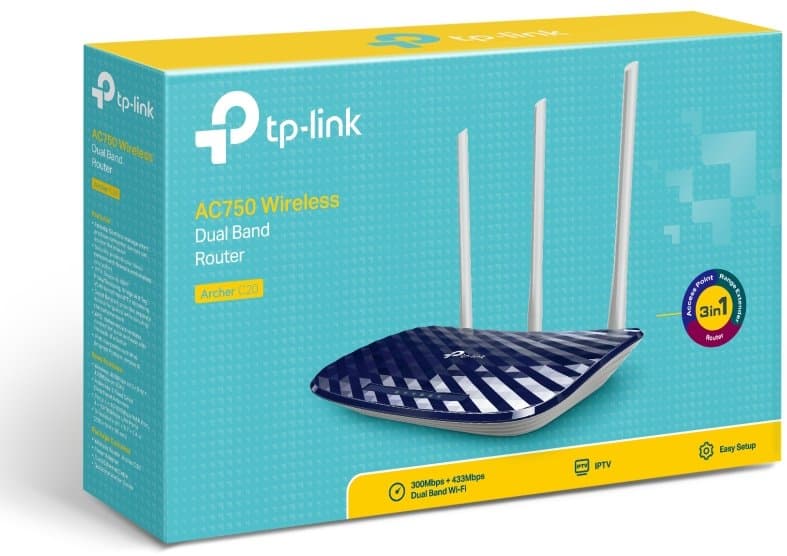 TP-Link Archer C20 - Dual Band Router - Ver.5.0
