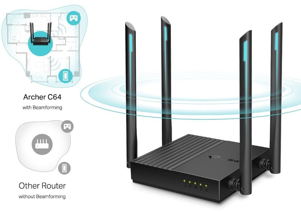TP-Link Archer C64 Bezdrátový Dual Band Router