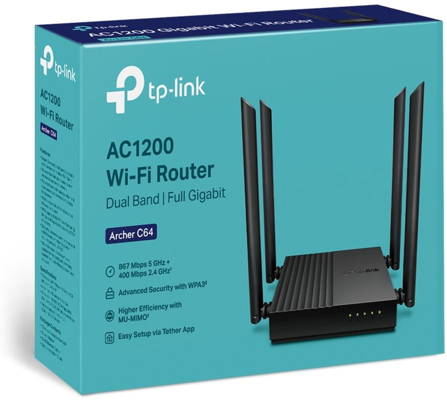 TP-Link Archer C64 Bezdrátový Dual Band Router
