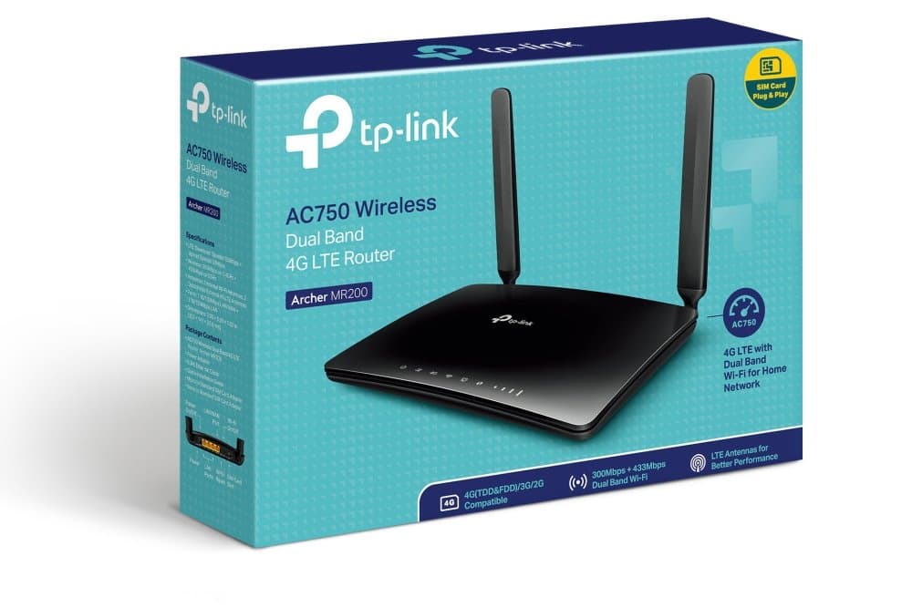 TP-Link Archer MR200, 4G LTE Router