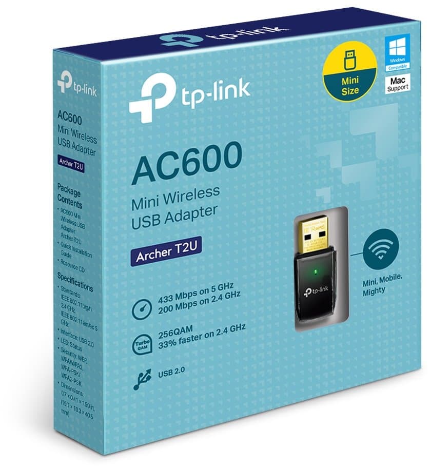TP-Link Archer T2U Dual Band USB Adaptér