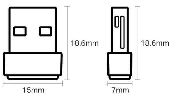 TP-Link Archer T2U Nano WiFi adaptér