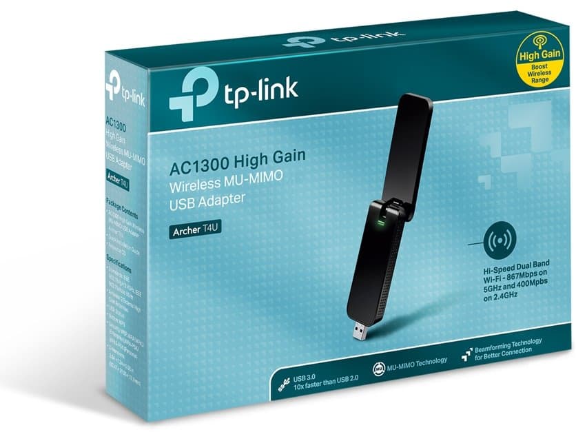 TP-Link Archer T4U Bezdrátový USB adaptér