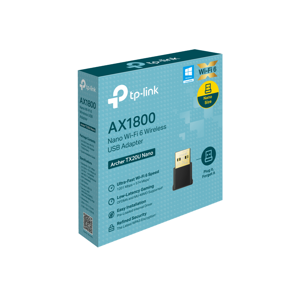TP-Link Archer TX20U Nano - Wi-Fi USB 2.0 adaptér