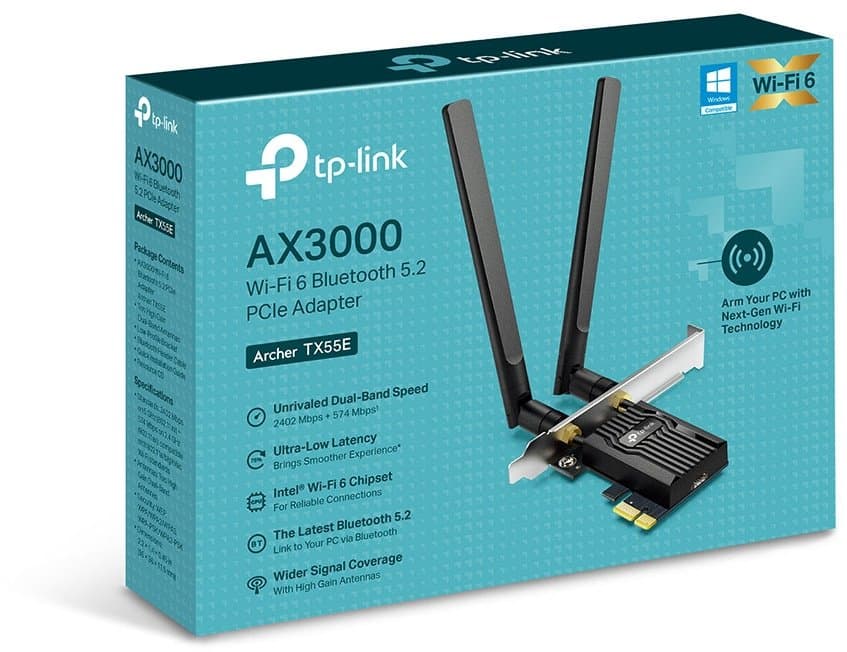 TP-Link Archer TX55E Bezdrátový PCI Express adaptér