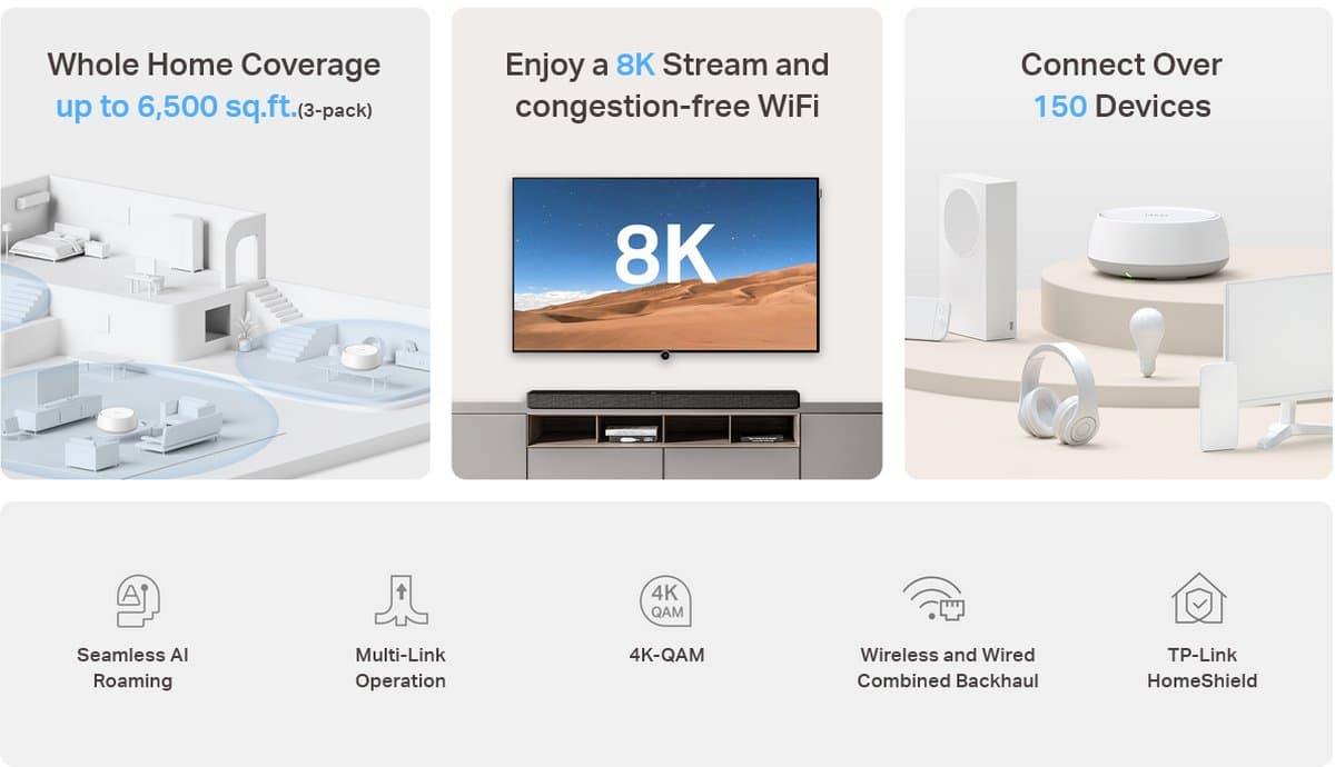 TP-Link Deco BE22(2-pack) - Meshový Wi-Fi 7 systém