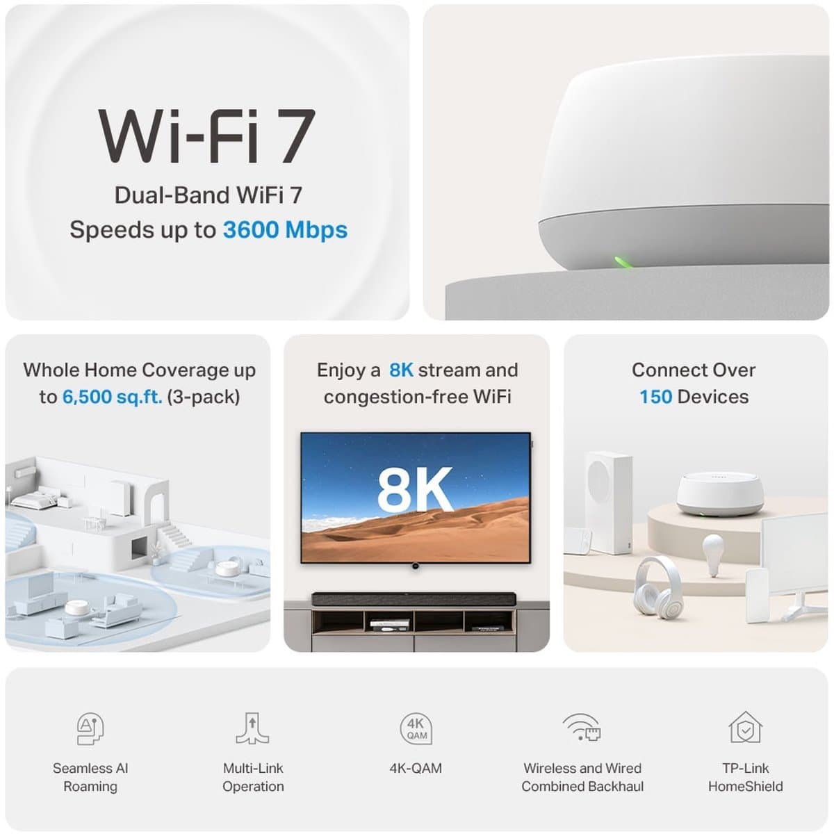 TP-Link Deco BE22(3-pack) - Meshový Wi-Fi 7 systém