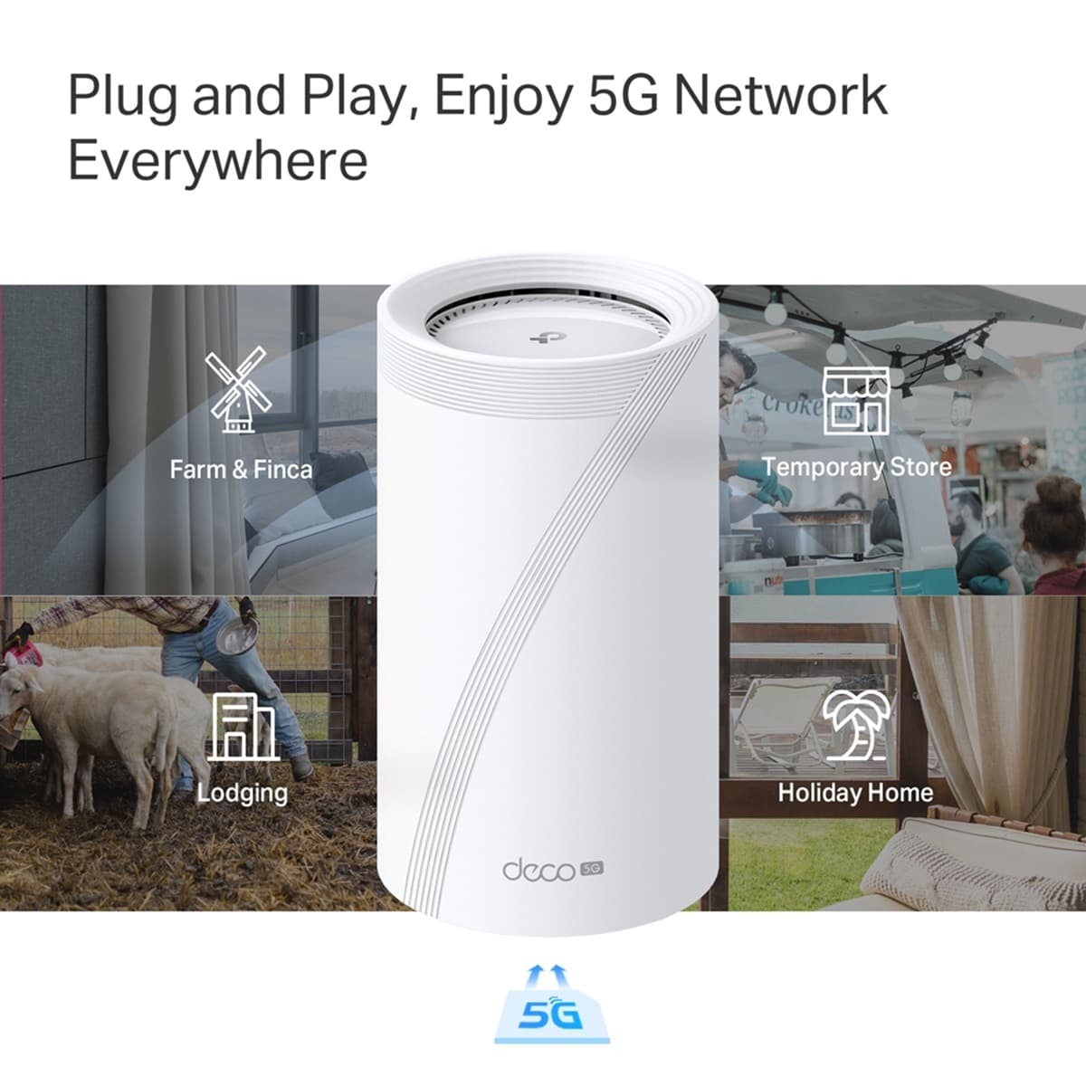TP-Link Deco BE65-5G - Meshový Wi-Fi 7 5G systém (1-pack)