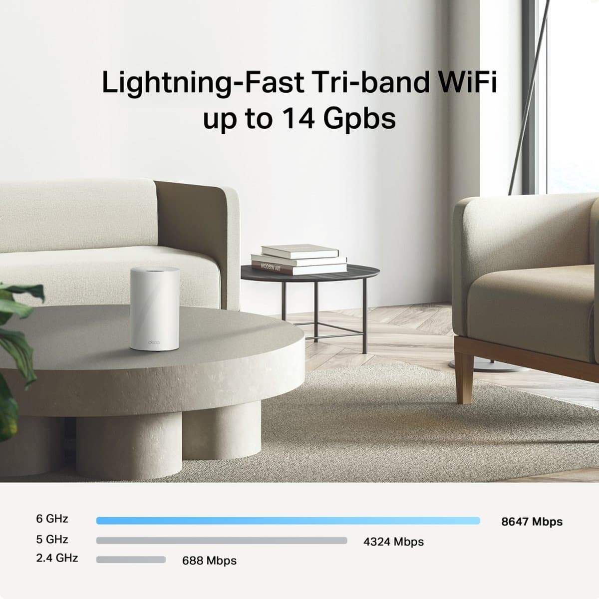 TP-Link Deco BE68, Tri-Band Wi-Fi 7 systém (1-pack)