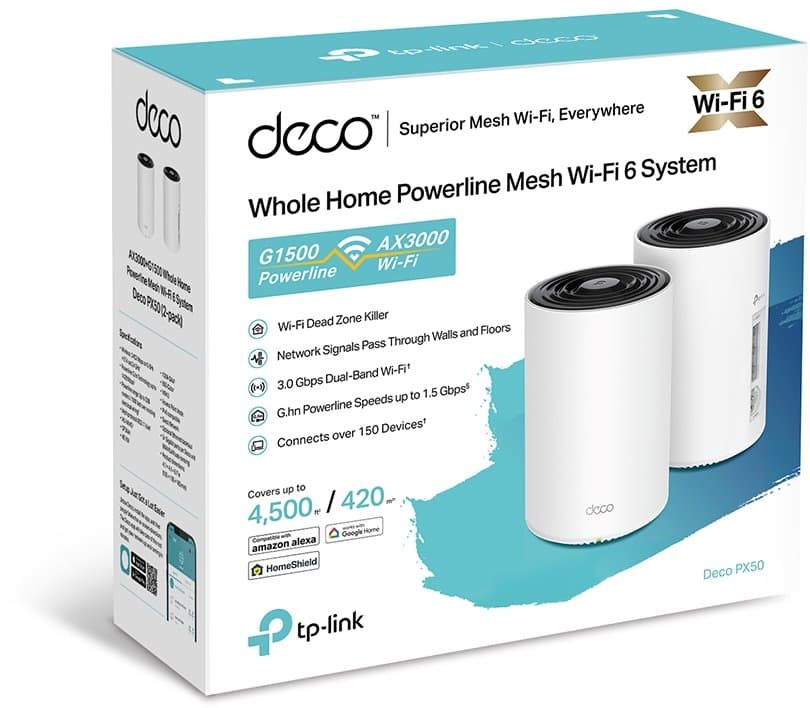 TP-Link Deco PX50(2-pack) - Meshový Wi-Fi 6 systém (2-pack)