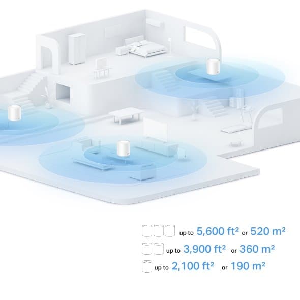 TP-Link Deco X10, Meshový Wi-Fi 6 systém, 1 pack