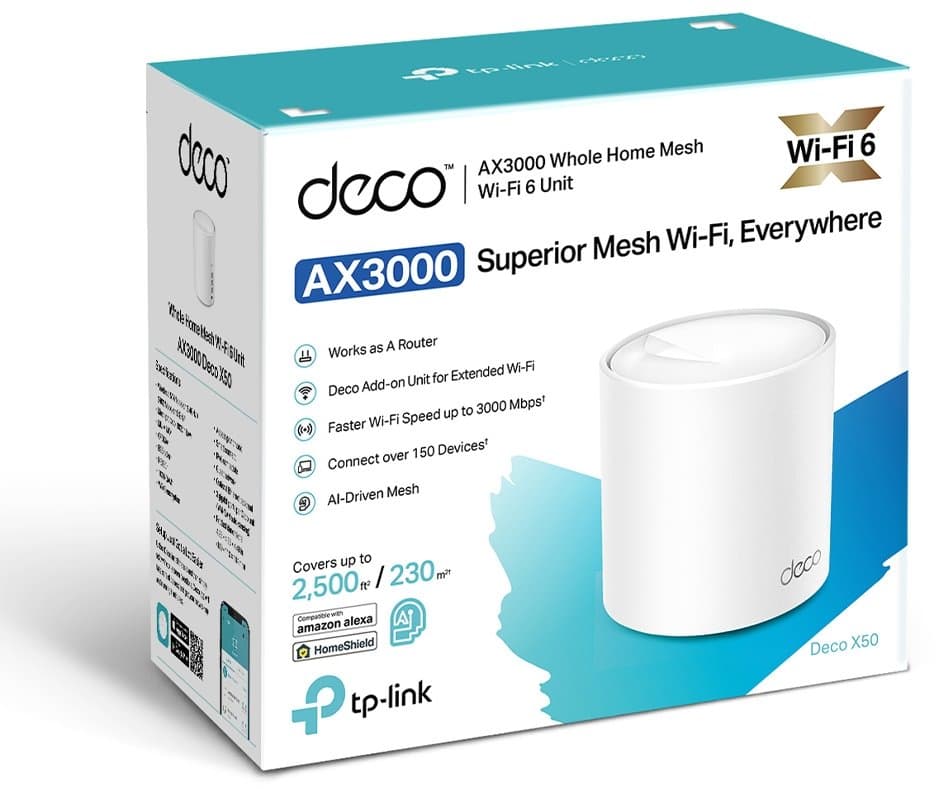 TP-Link Deco X50(3-pack) - Meshový Wi-Fi 6 systém (3-pack)