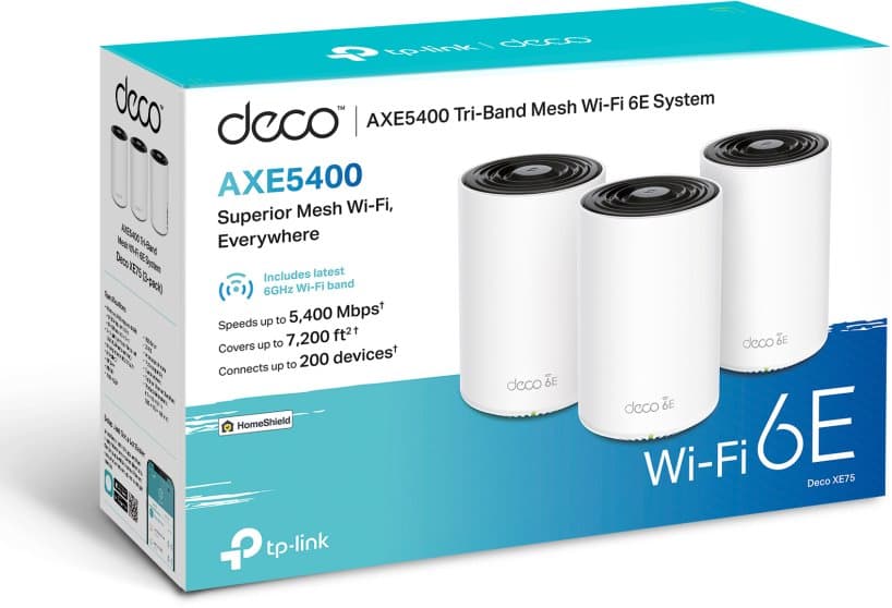 TP-Link Deco XE75(3-pack) - Meshový Wi-Fi 6E systém (3-pack)