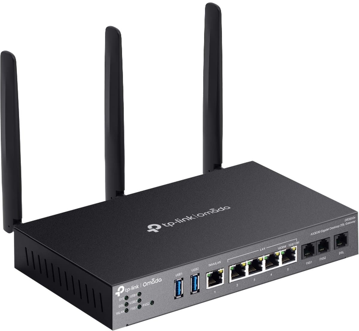 TP-Link DR3650V - Omada Wi-Fi 6 Gigabitová DSL Gateway