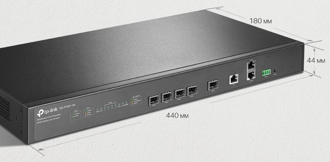 TP-Link DS-P7001-04 DeltaStream OLT, 4x GPON