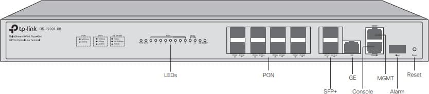 TP-Link DS-P7001-08 DeltaStream OLT, 8x GPON