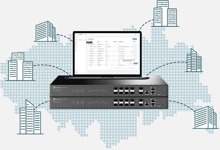 TP-Link DS-P7001-08 DeltaStream OLT, 8x GPON