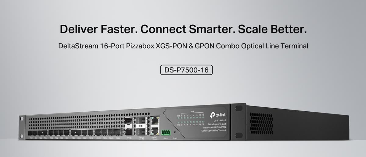 TP-Link DS-P7500-16, DeltaStream XGS-PON & GPON OLT
