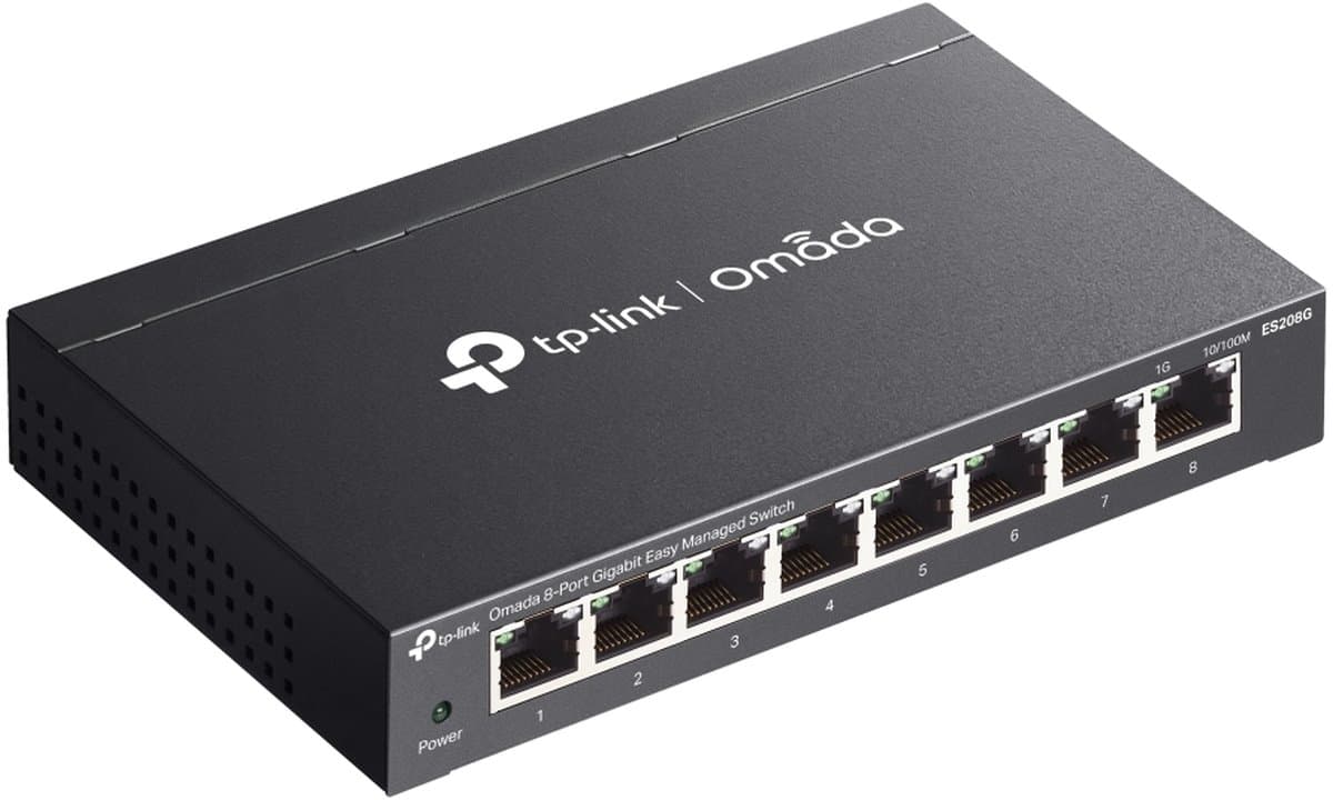 TP-Link ES208G - Omada Gigabitový Managed Switch - 8 port