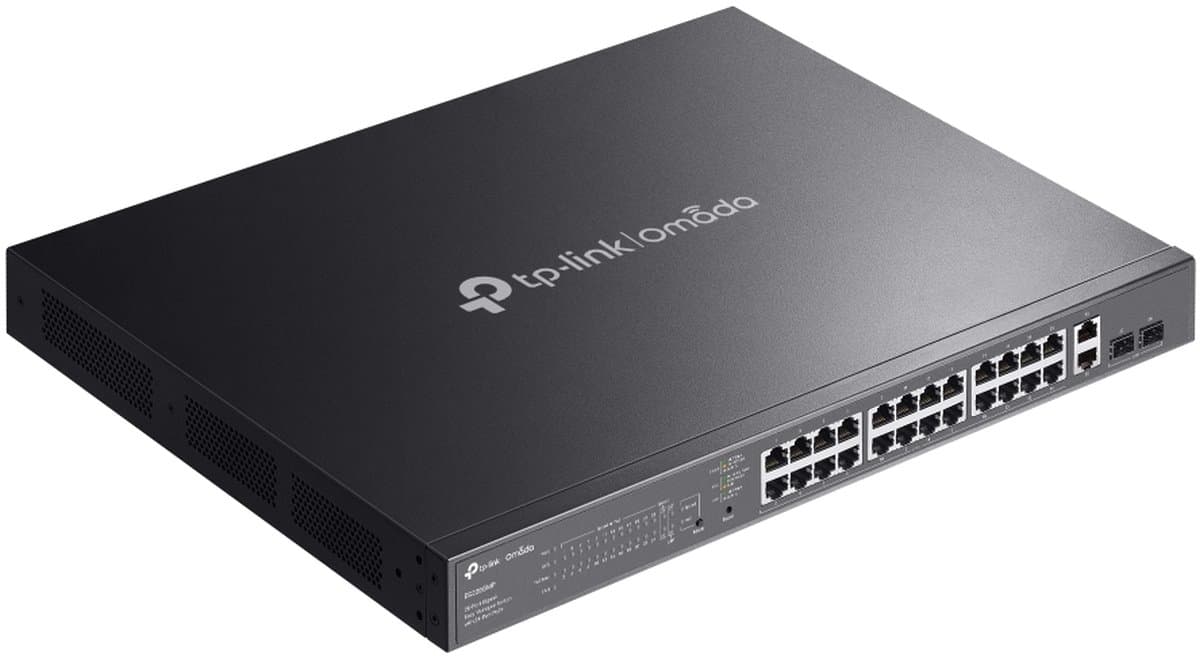 TP-Link ES228GMP - Omada PoE switch, 24-port PoE+