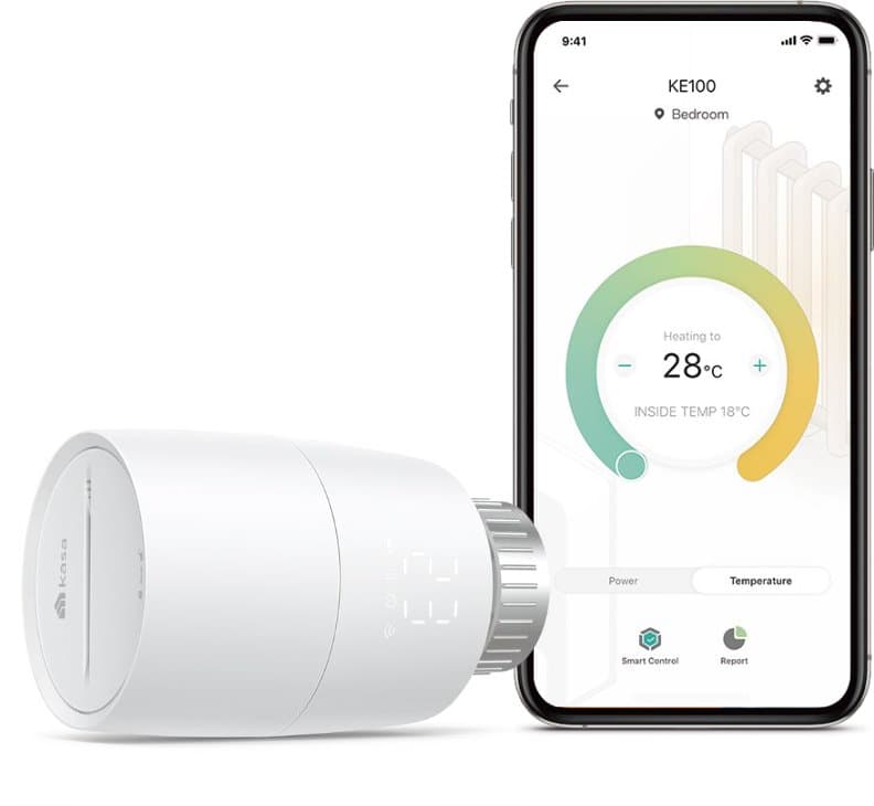 TP-Link Kasa KE100 - Smart termostatická hlavice
