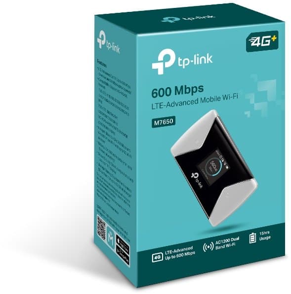 TP-Link M7650, kapesní 4G LTE router