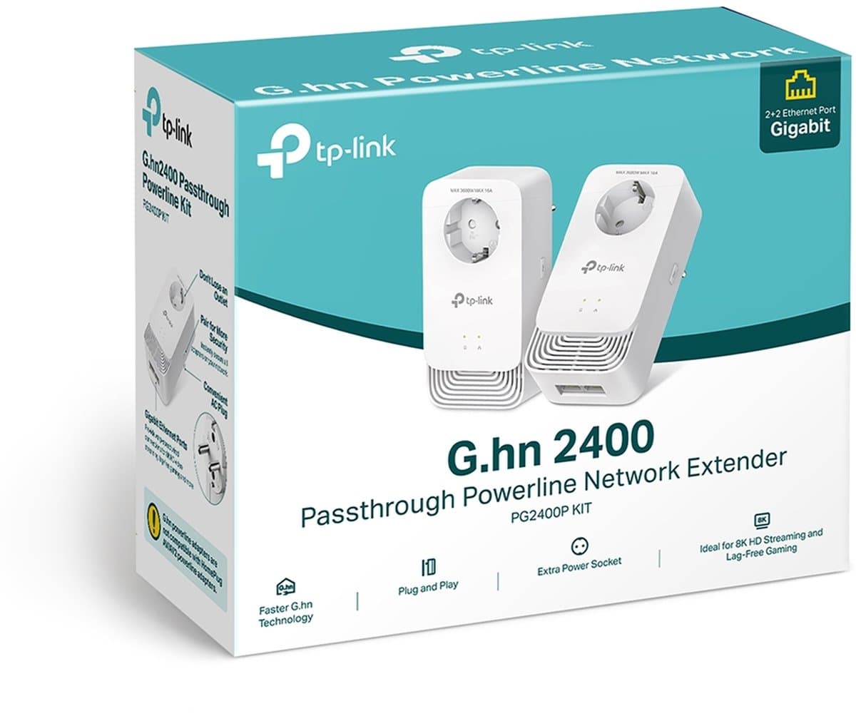 TP-Link PG2400P KIT, powerline s průchozí zásuvkou