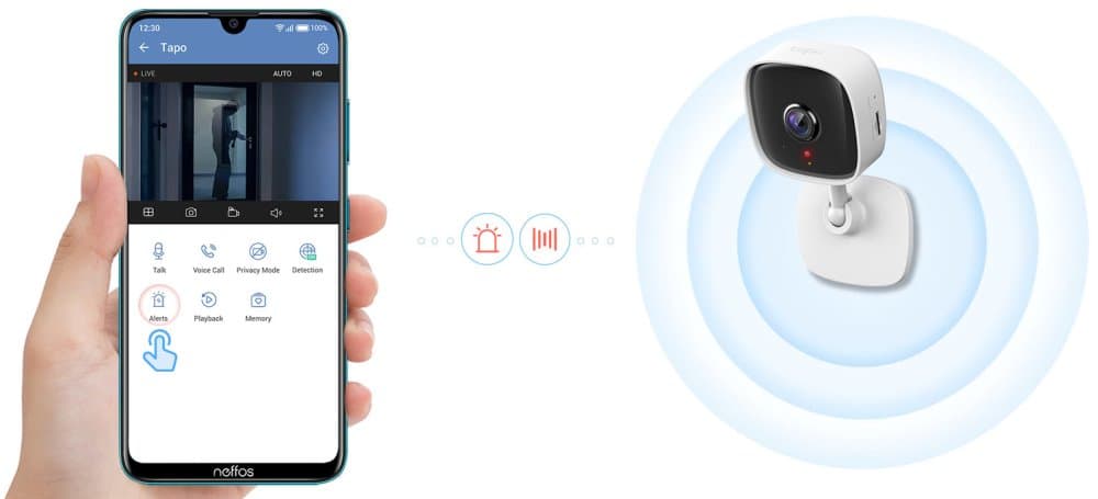 TP-Link Tapo C100 - IP kamera s WiFi, 2MP