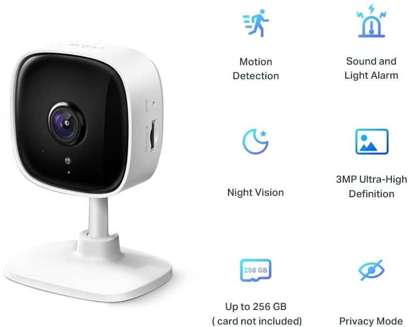 TP-Link Tapo C110 - IP kamera s WiFi, 3MP