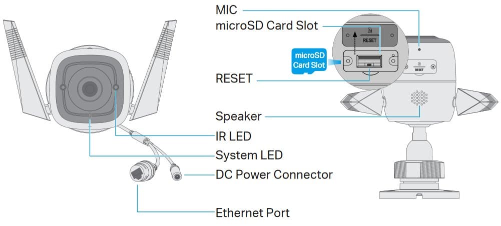 TP-Link Tapo C310 - Vekovní IP kamera s WiFi a LAN