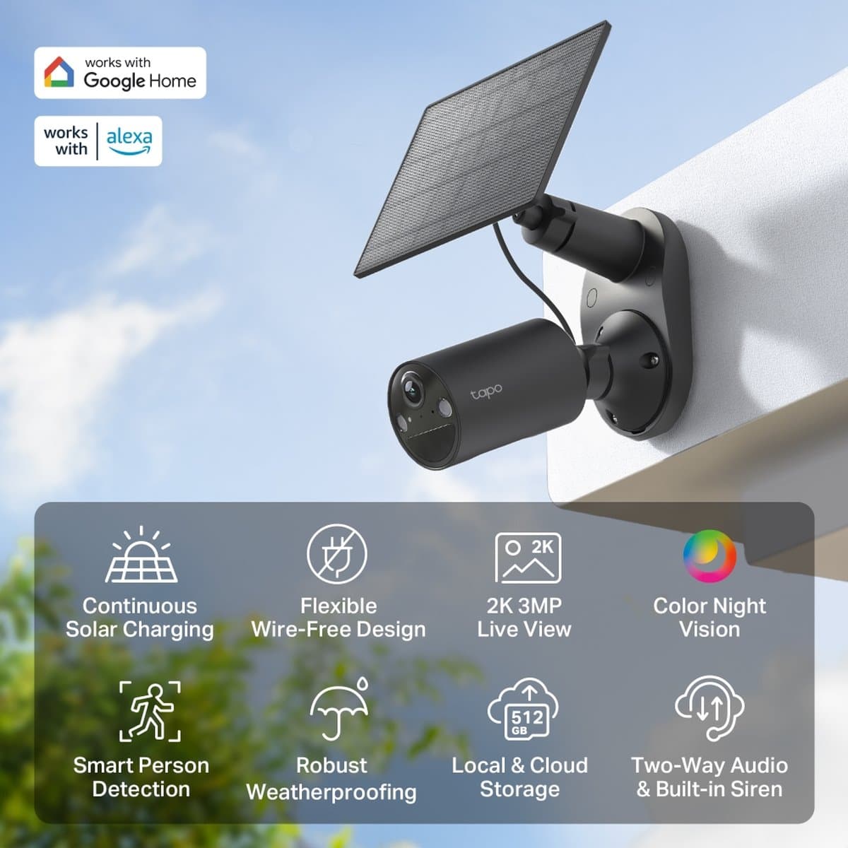TP-Link Tapo C411 KIT - kamera se solárním panelem