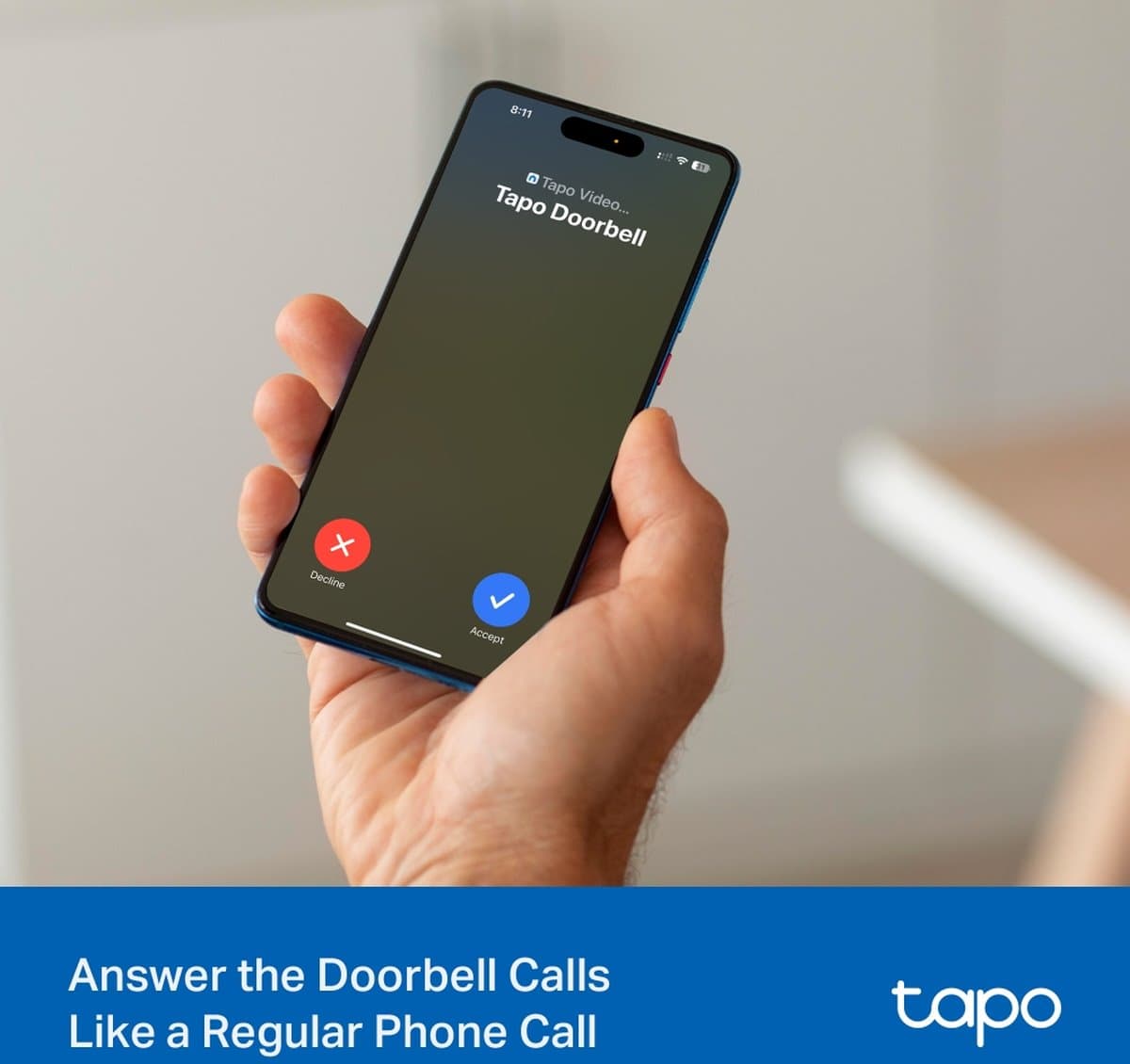 TP-Link Tapo D205 Chytrý mini video zvonek